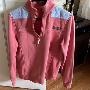 Vineyard Vines Holy Cross Quarter Zip Size Small